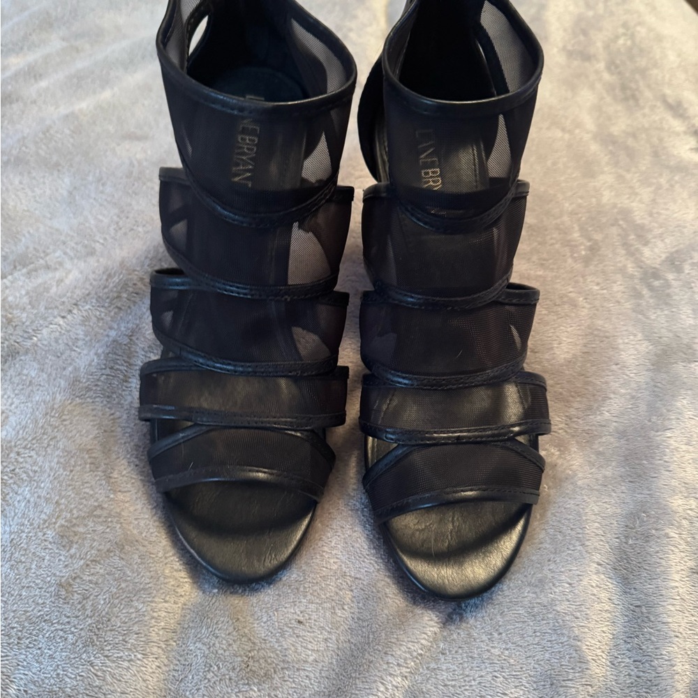 Elegant Black Mesh Women's Shoes